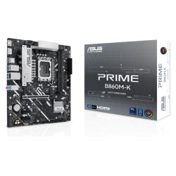 Asus PRIME B860M-K, Intel B860, 1851, Micro ATX, 2 DDR5, HDMI, DP, 2.5G LAN, 2x M.2 Asus PRIME B860M-K, Intel B860, 1851, Micro ATX, 2 DDR5, HDMI, DP, 2.5G LAN, 2x M.2